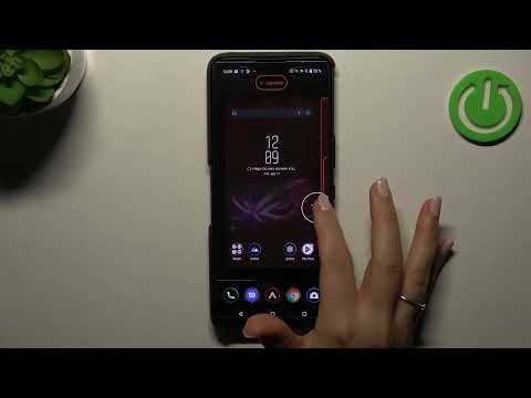 Cómo editar la pantalla y configurar los widgets en ASUS ROG PHONE 6
