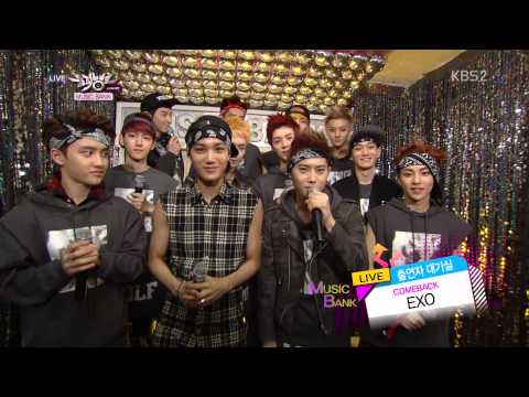 130531 EXO   Interview @ KBS Music Bank