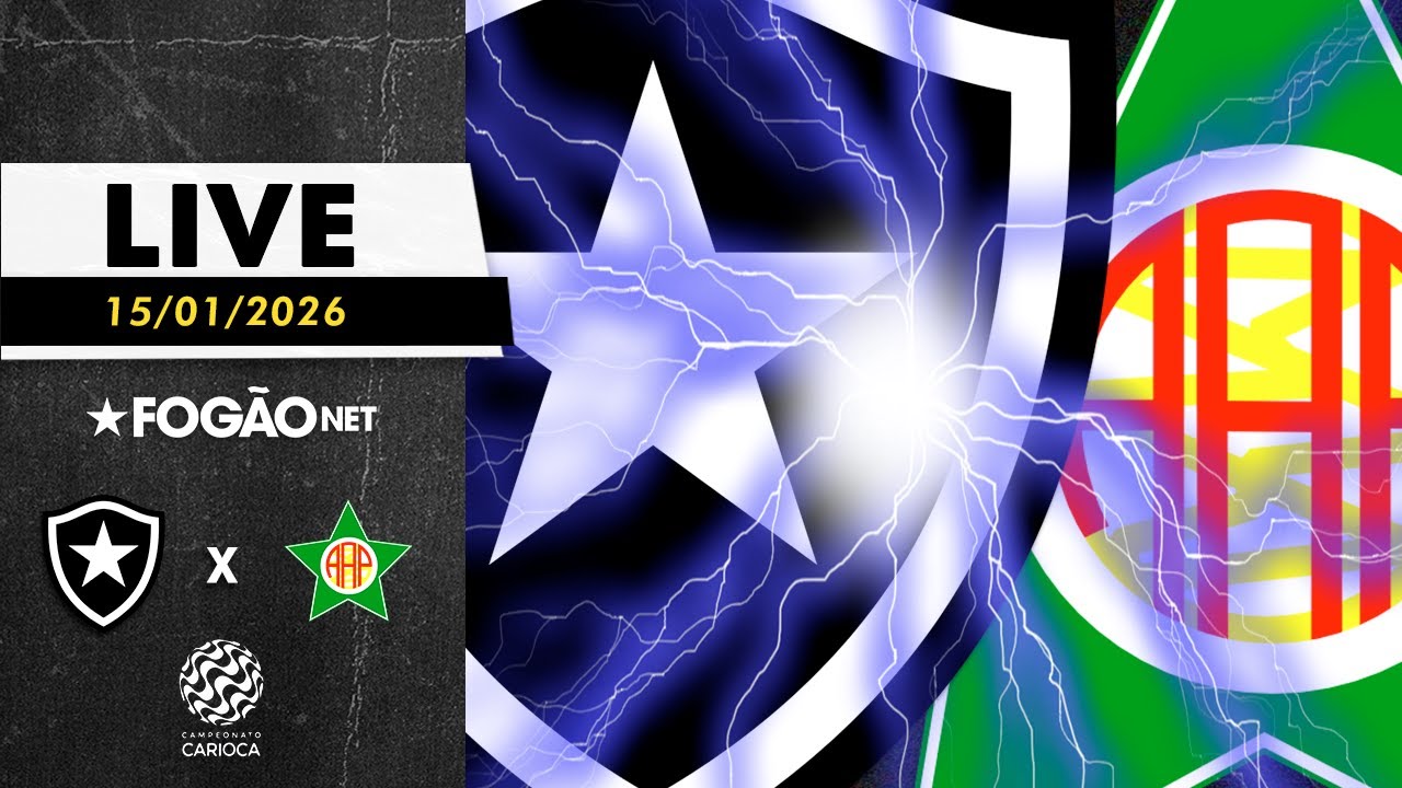 LIVE | Pré-jogo de Botafogo x Portuguesa pela 1ª do Campeonato Carioca 2026