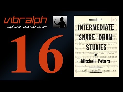 Vibralph - Intermediate snare drum studies Study #12