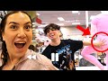 Pause Challenge With My Sister For 24 Hours! *BANNED FROM TARGET*