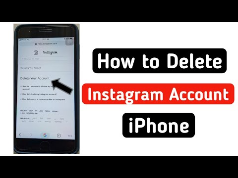 How to Delete Instagram Account On iPhone 2020