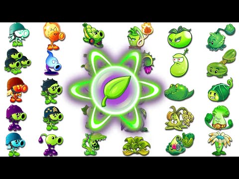 Random 30 Pea & Old Plants Vs All Zombies - Who Will WIn? - Pvz 2 Plant vs Plant
