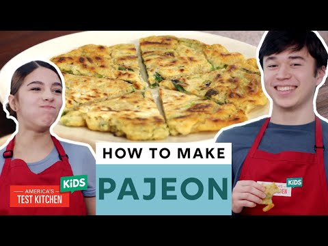 How to Make Pajeon (Korean Scallion Pancakes) | America's Test Kitchen Kids