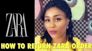 HOW TO RETURN YOUR ORDER BACK TO ZARA 🛍🛍