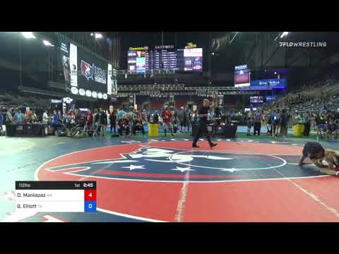 112 Lbs Consi Of 32 #1 - Dolly Manlapaz, Washington Vs Grace Elliott, Tennessee Eea7