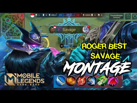 Roger savage best moments || ROGER MOBILE LEGENDS