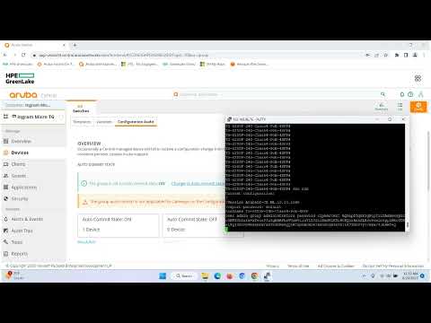 Aruba Central: Switching Configuration with Template Groups