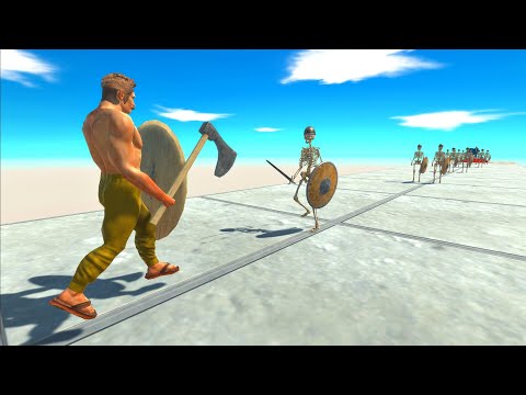 The number of Skeleton Warriors increased with each level - Animal Revolt Battle Simulator