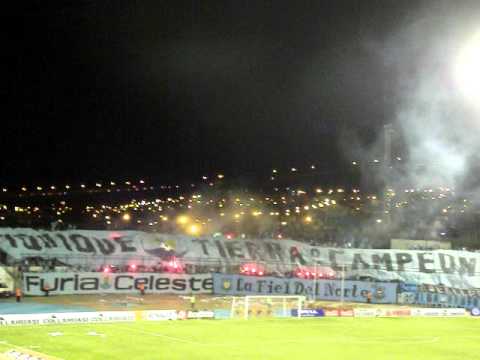 "Salida de Deportes Iquique contra las monjas" Barra: Furia Celeste &bull; Club: Deportes Iquique