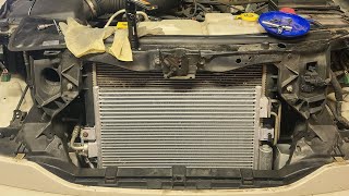 2008 -2011 Dodge Nitro 3.7l a/c condenser / transmission cooler replacement