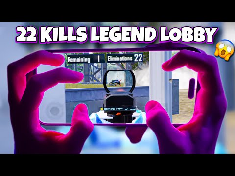 22 Kills in Legend Lobby | Ultimate Royale with HANDCAM | PUBG Mobile