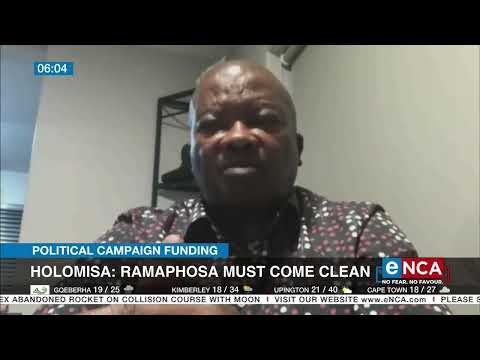 Holomisa Ramaphosa must come clean