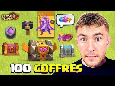 J'Ouvre 100 Coffres Mystères sur Clash of Clans !