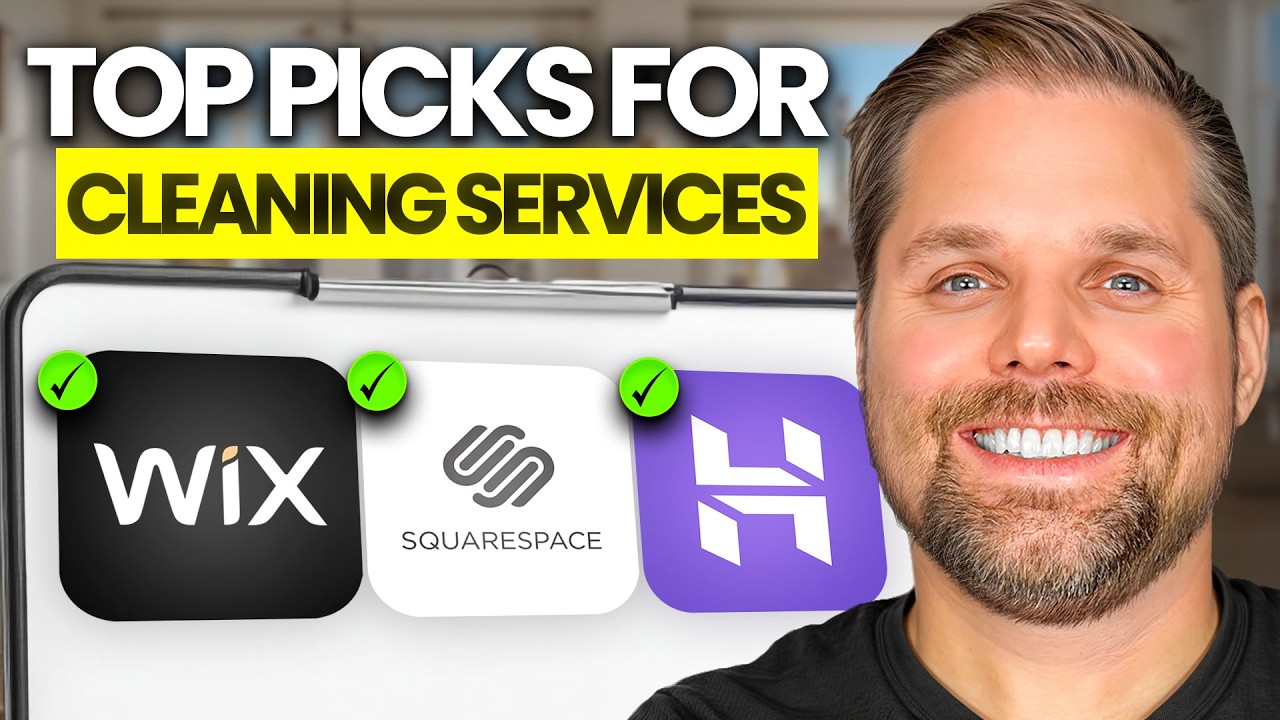 Best Website Builders for Cleaning Services (Top 3 in 2026)