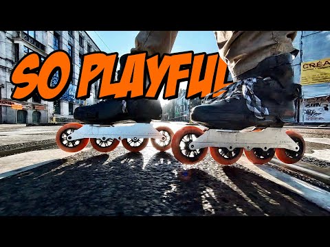 This setup is PERFECT FOR CRUISING: Powerslide Next Core Black + Endless 100 Trinity | Rollerblading