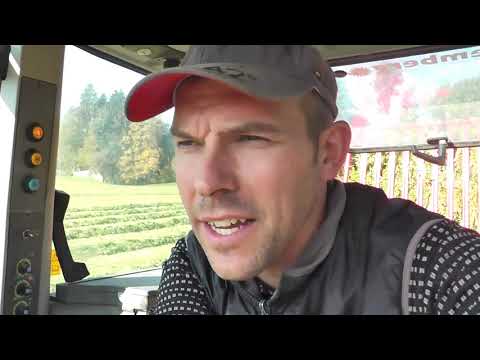 Gras in Trocknungsanlage bringen / Sepp Braun Wiesenmischung trocknen / Graswürfel machen