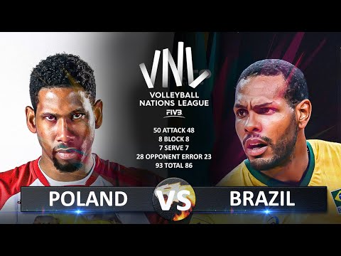 Poland vs Brazil - Quarter Finals | Men's VNL 2024
