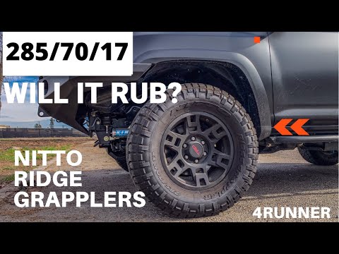 Nitto Ridge Grappler 285/70/17 on 5th Gen 4Runner