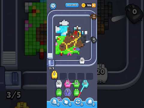 Pixel Flow Level 2858 Walkthrough