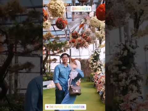 Sweet Moments🌞💙 #RogerChika #FlowerDome #CloudForest #GardenByTheBay #MarinaBaySands #HoneyMoonSG