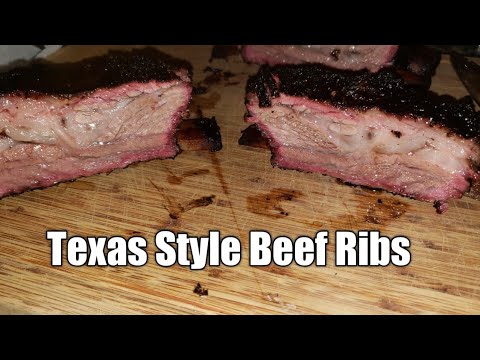 Texas style beef ribs