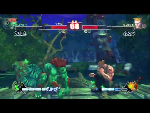 Insaynne (Blanka) vs Dieminion (Guile, Honda) 1/2 @ Battlefield Arcadia X #sf4