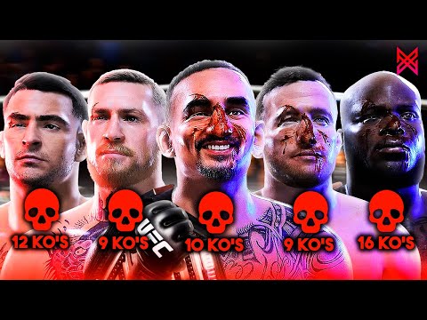 I Created A Tournament With The Fighters With The Most Knockouts 🔥