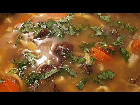 Zupa grzybowa z suszonych grzybów  -  przepis naszych pradziadków