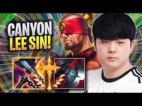 CANYON IS A GOD WITH LEE SIN! - DK Canyon Plays Lee Sin JUNGLE vs Gragas! | Season 2023