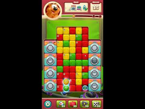 Toon Blast Level 8393 - NO BOOSTERS 🐻🐺🐱 | SKILLGAMING ✔️