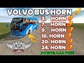 Top 6 horn for bus simulator indonesia download | Volvo Luxury bus horn 📯📯📯