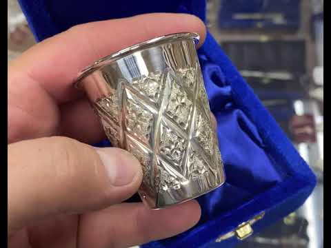 Стопка серебряная, стп0004