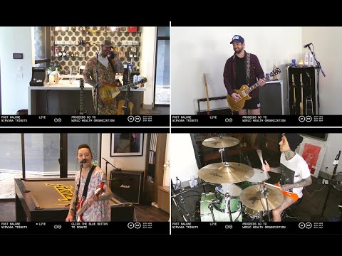 Post Malone Come as you are ft. Travis Barker (Nirvana Tribute)