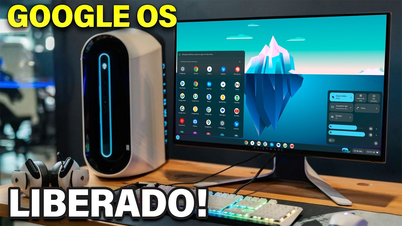 NOVO sistema operacional do Google com I.A🤯 Como Instalar o Chrome OS Flex 131 no Lugar do Windows