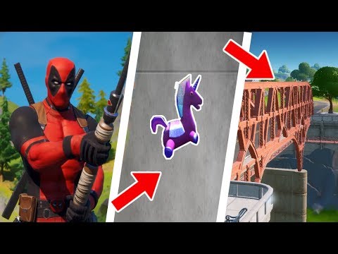 Find Deadpool's Stuffed Unicorn, Embrace the rainbow Fortnite - Week 5 Deadpools Challenge