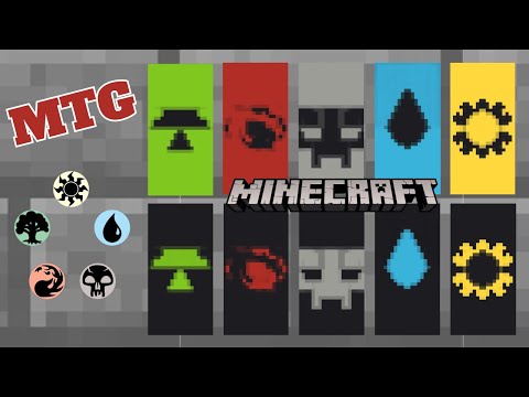 Minecraft Magic the Gathering Banner Designs - Epic MC Banner Time!