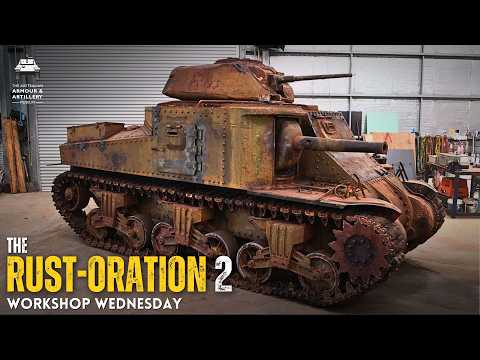 WORKSHOP WEDNESDAY: Greatest tank BARN FIND in Australia! PART VIII