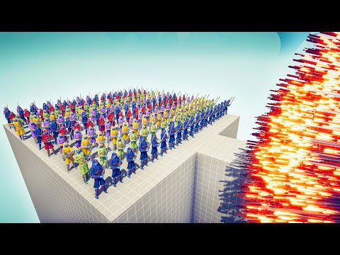 100x SAMURAI COLOR PACK vs EVERY GOD - Totally Accurate Battle Simulator TABS