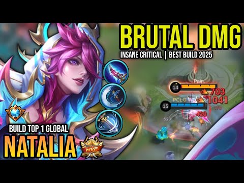 INSTA KILL! NATALIA BEST BUILD 2025 | BUILD TOP 1 GLOBAL NATALIA GAMEPLAY | MOBILE LEGENDS✓