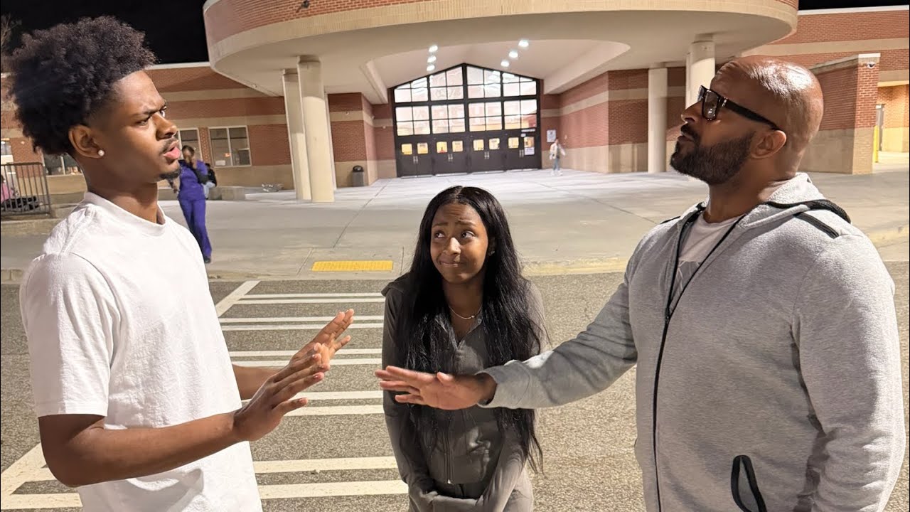 Larry sees Isaiah asking for a ride home and makes him get in the car 