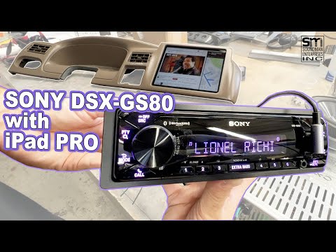 LET'S TEST Sony DSX-GS80 car stereo with iPad PRO