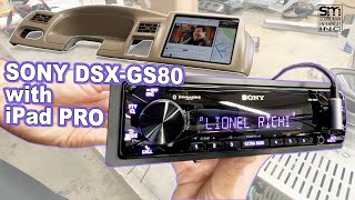 LET'S TEST Sony DSX-GS80 car stereo with iPad PRO