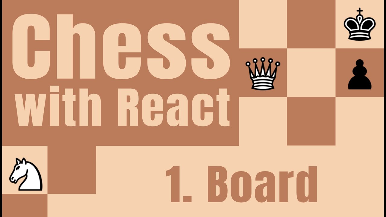 Create a chess game with react - Part 01 - Board