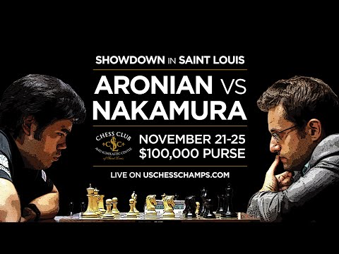 2014 Showdown in Saint Louis | Aronian vs Nakamura: Round 5 (It's Blitz!)