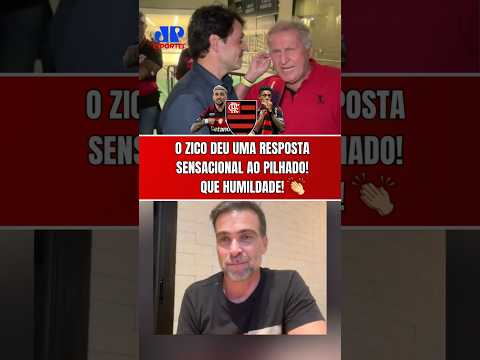 ZICO DÁ RESPOSTA SENSACIONAL A PILHADO APÓS PERGUNTA SOBRE ARRASCAETA E BRUNO HENRIQUE NO FLAMENGO!