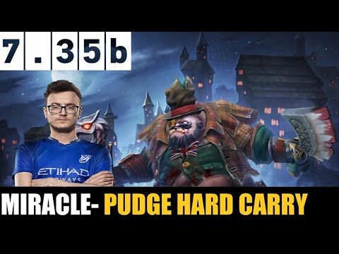 🔥MIRACLE- [PUDGE] HC 7.35B - DOTA 2 HIGHEST MMR MATCH#dota2     #dota2gameplay   #miracle
