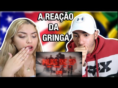 🇺🇸🇧🇷 GRINGA REAGINDO A MLKS SP - Recayd Mob ft. Derek, Dfideliz, Jé Santiago e MC Igu