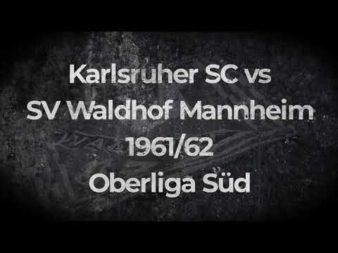 Karlsruher SC vs SV Waldhof Mannheim 1961/62 Oberliga Süd