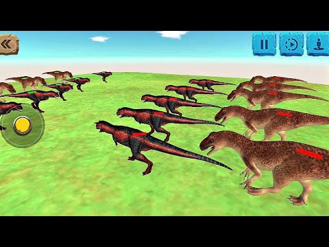 Best Dino Games - Animal Revolt and Dinosaur Battle Simulator Android Gameplay